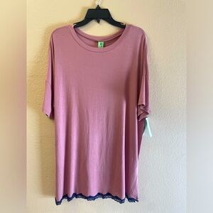 Honeydew Intimates Lounge Life Sleep Shirt. Salmon Color. Women Size S